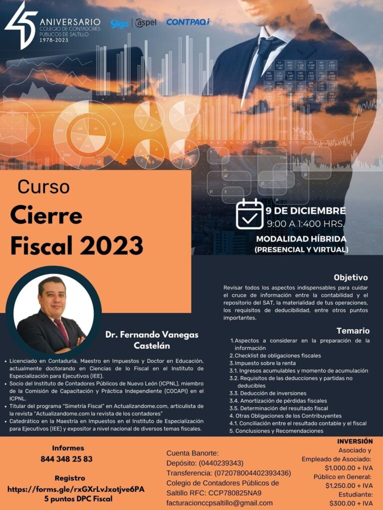 Cierre Fiscal 2023